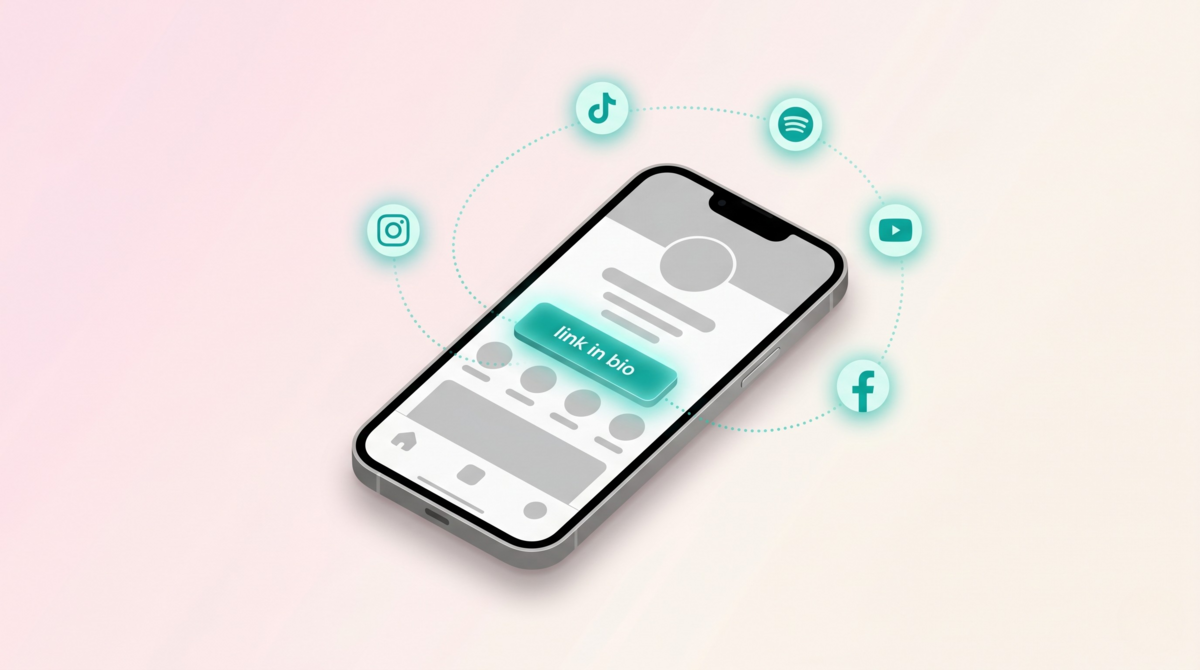 Add your Tiplor tip page to every social media bio — Instagram, TikTok, Facebook, Spotify, and YouTube link-in-bio for musicians